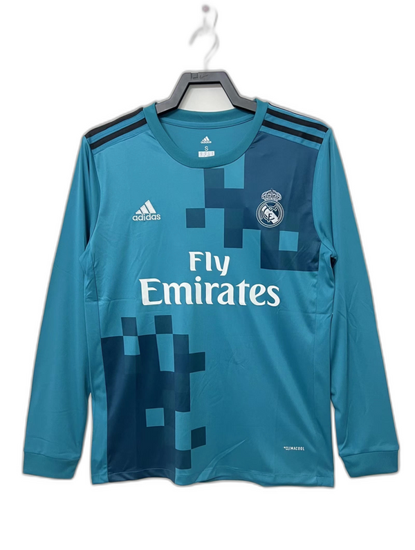 Real Madrid 17/18 III Third Jersey - Long Sleeve Retro Version